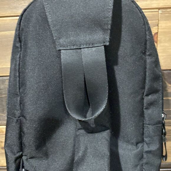 Madden Black Three Compartment Sling Travel Bag - Picture 5 of 12